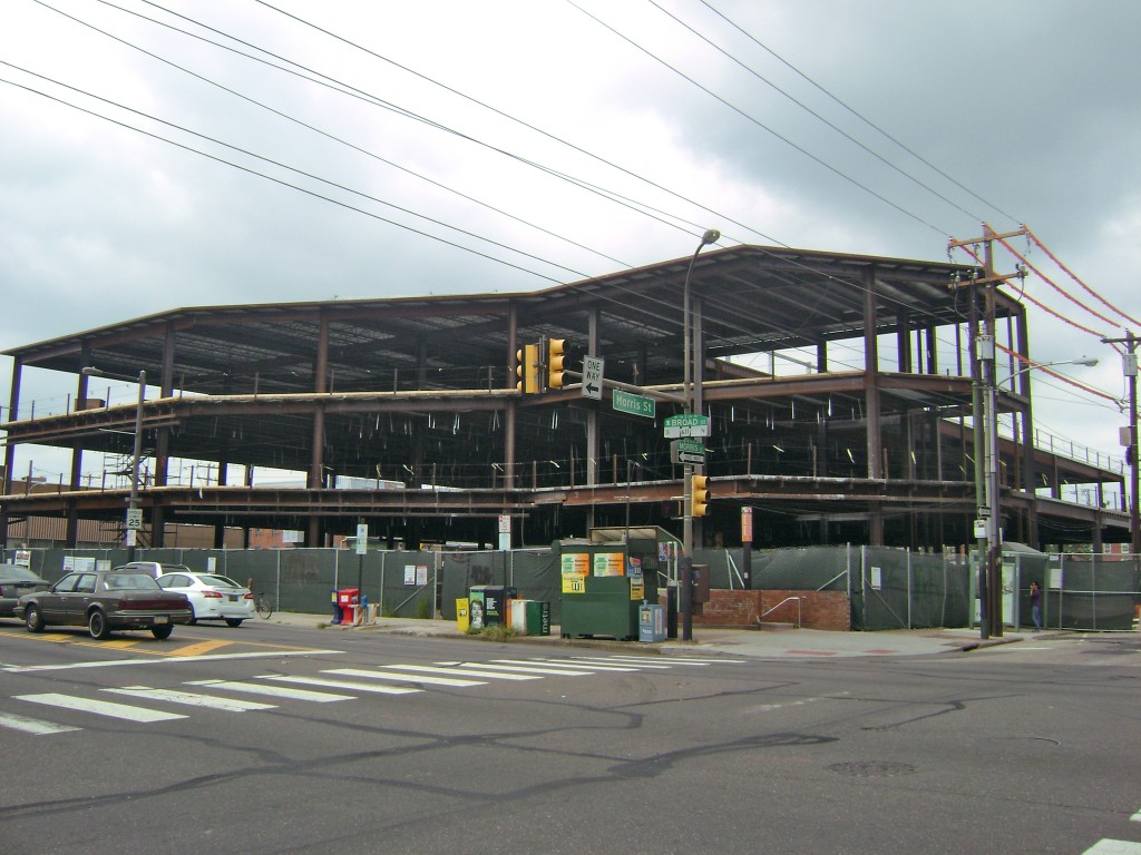 A view from the northeast corner of Broad and Morris Streets